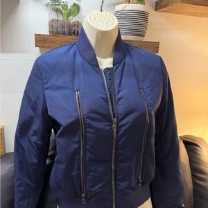 ALO Yoga Deep Blue Bomber Jacket